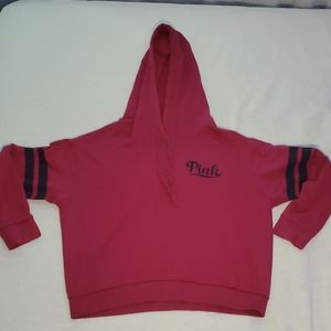 Pink brand hoodie, L, Magenta.